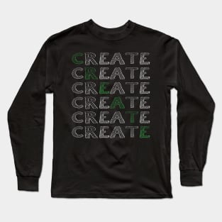 Create Artist & Crafting Design Long Sleeve T-Shirt